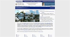 Desktop Screenshot of lawyerslandtitle.com